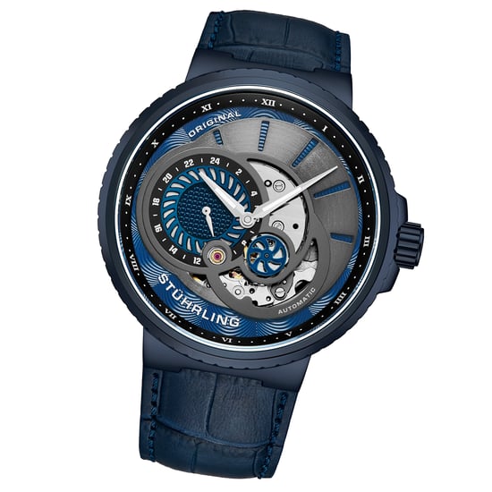 Grey and Blue Automatic 45mm Skeleton - Image 2