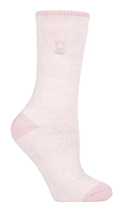 Heat Holders Lite - Calcetines Térmicos Aislantes para Mujer | Múltiples Diseños Incluyendo Rayas Argyle Corazones Estrellas | Calcetines Cálidos para Invierno - Rosa Espolvoreado (Venecia) - Image 1
