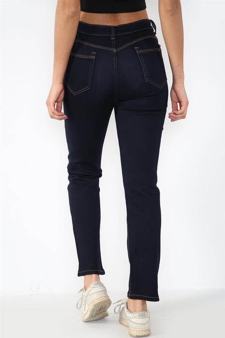Vaqueros Magic Shaping de talle alto y pierna recta para mujer en azul índigo - Image 2