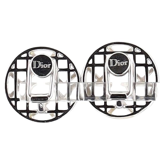 Christian Dior Clip-On Earrings in Sterling Silver - Image 3
