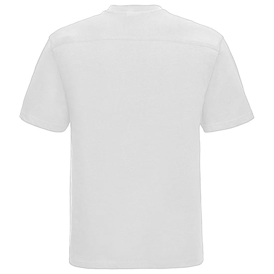 Russell Europe Mens Short Sleeve Cotton T-Shirt (White) - Image 2