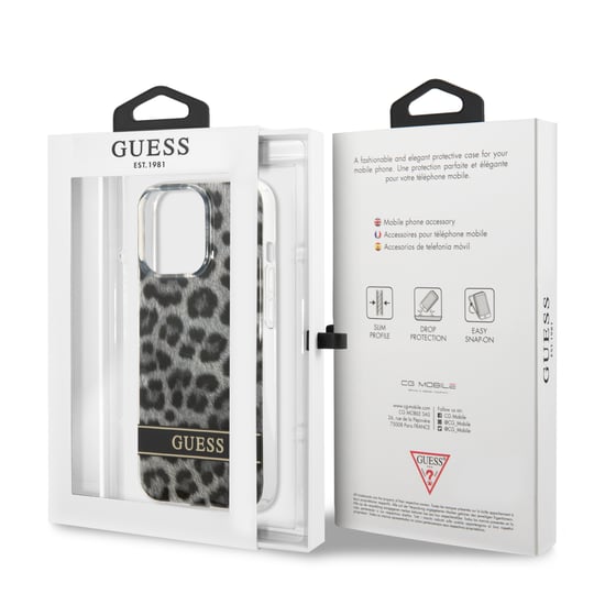 Guess PC/TPU Leopard Design Phone Case