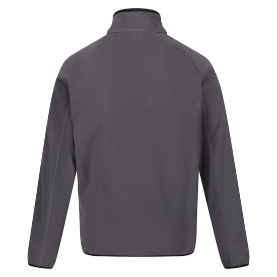Regatta Mens Hadfield Full Zip Fleece Jacket (Seal Grey) - Image 2