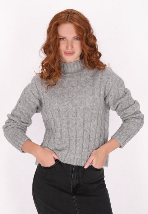 Dreimaster Pullover women Grey melange - Image 3