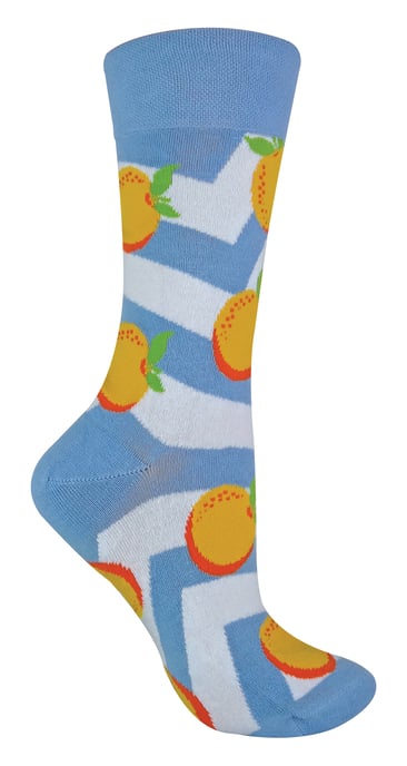TALKIE SOCKS - Calcetines de algodón para mujer con diseño frutal y original - Image 1