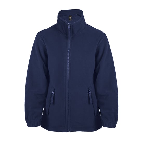 SOLS Childrens/Kids North Zip-Up Fleece Jacket (Navy) - Image 1