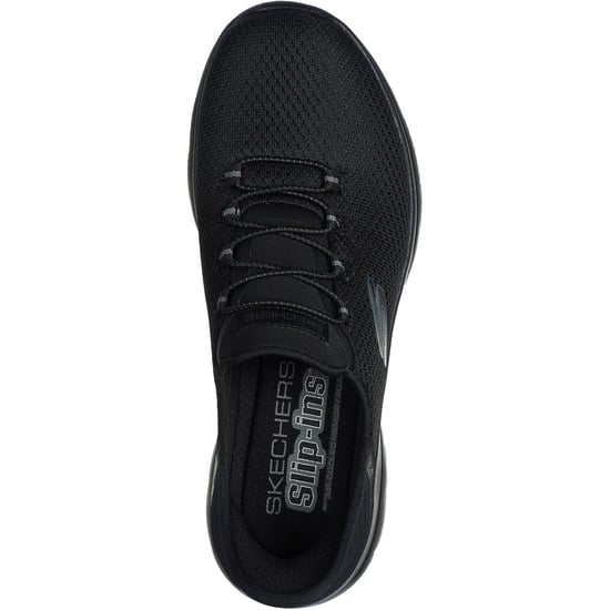 Skechers Summits - Diamond Dream Textile Women's Black Trainers - Image 3