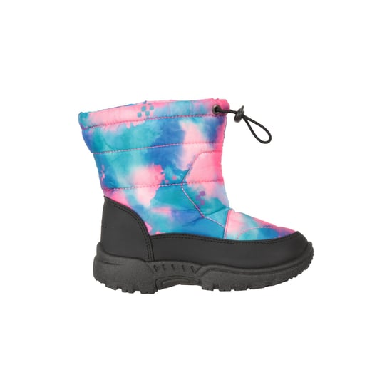 Mountain Warehouse Toddler Caribou Adaptive Tie Dye Snow Boots (Pale Pink)