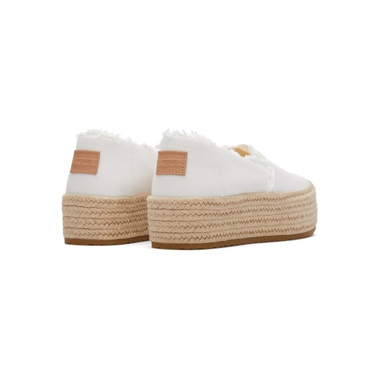 TOMS Valencia 100% Cotton Women's White Espadrilles - Image 2