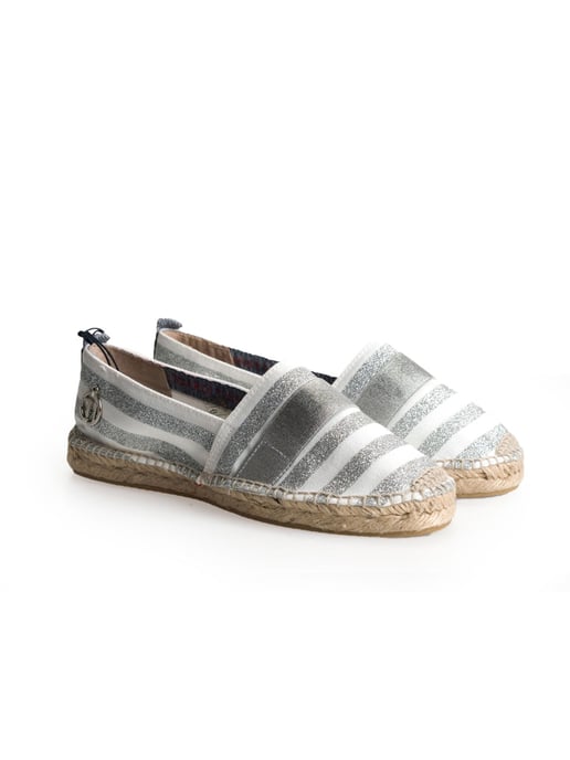 Trussardi Jeans Alpargatas Mujer Plata - Image 2