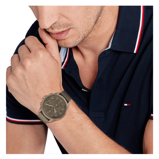Tommy Hilfiger Axel Men's Green Watch 1792005
