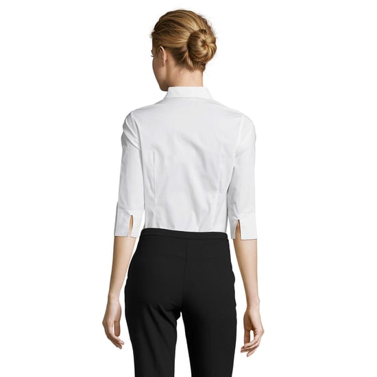 SOLS Womens/Ladies Stretch 3/4 Sleeve Blouse (White) - Image 2