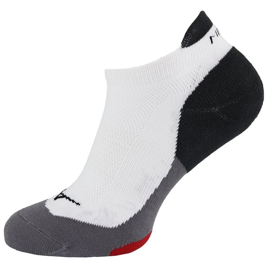 Mizuno Race Low Calcetines para correr blancos/grises para hombre - Image 2