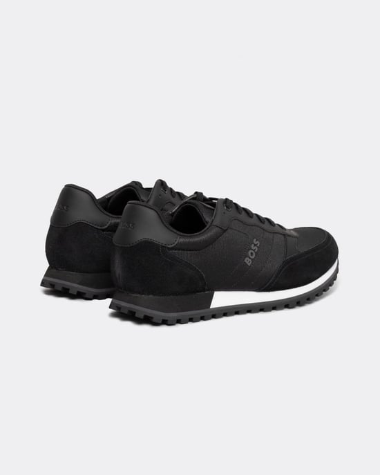BOSS Orange Parkour L Mens Running Style Trainers In Mixed Materials With Logo Details NOS - Image 6