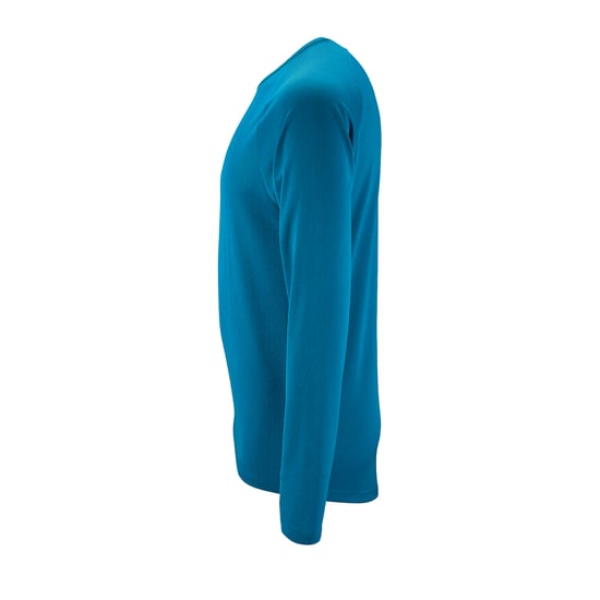 SOLS Mens Sporty Long Sleeve Performance T-Shirt (Aqua) - Image 4
