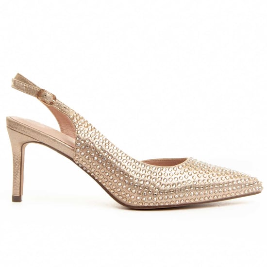 Zapato de Tacón Montevita Festshoe3 en Oro - Image 1