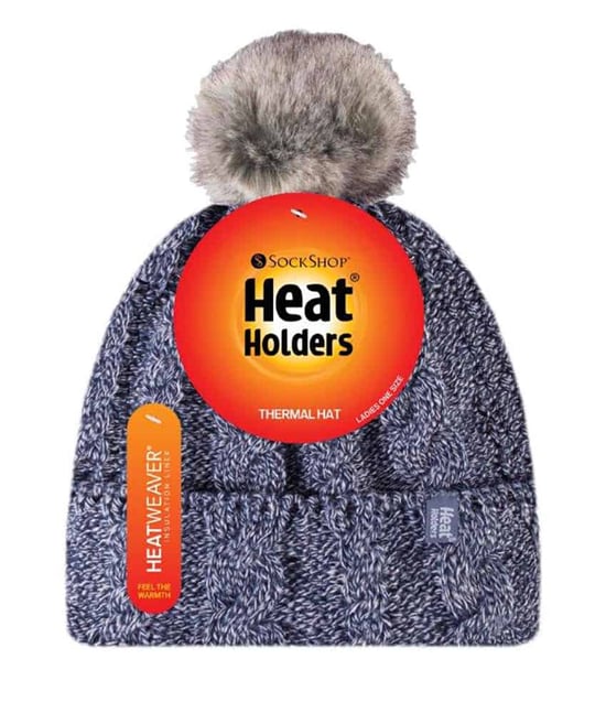 Heat Holders - Gorro térmico de mujer con forro polar y pompón - Image 2