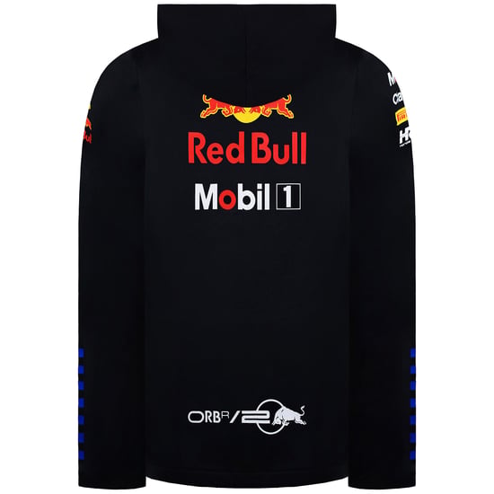 Red Bull Racing F1 Team 2024 Unisex Navy Rain Jacket - Image 4