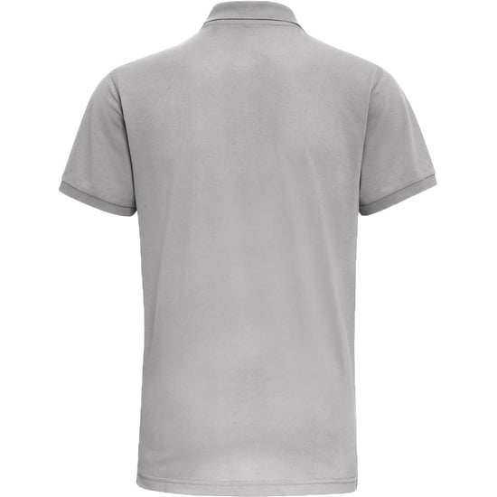 Asquith & Fox Mens Short Sleeve Performance Blend Polo Shirt (Heather Grey)