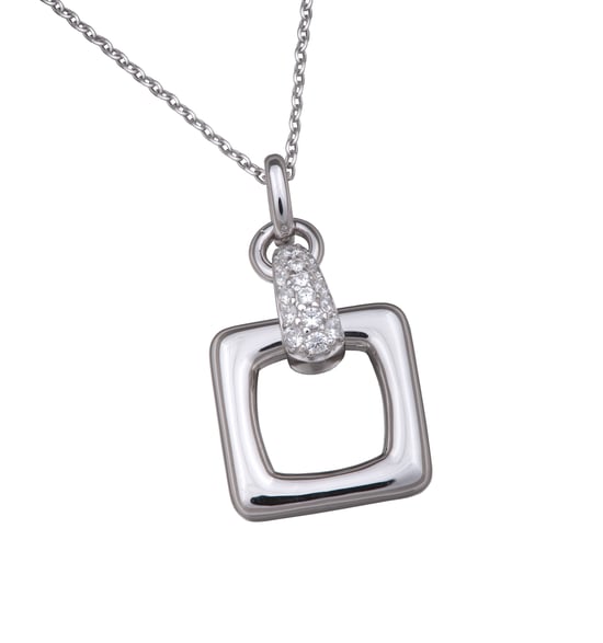 Orphelia Women's 925 Sterling Silver Chain with Pendant - Silver ZH-4492 - Image 1