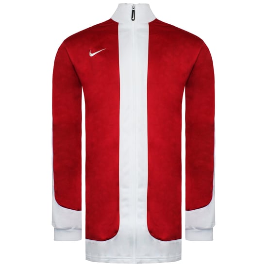 Chaqueta deportiva roja/blanca con logo de Nike para hombre - Image 1