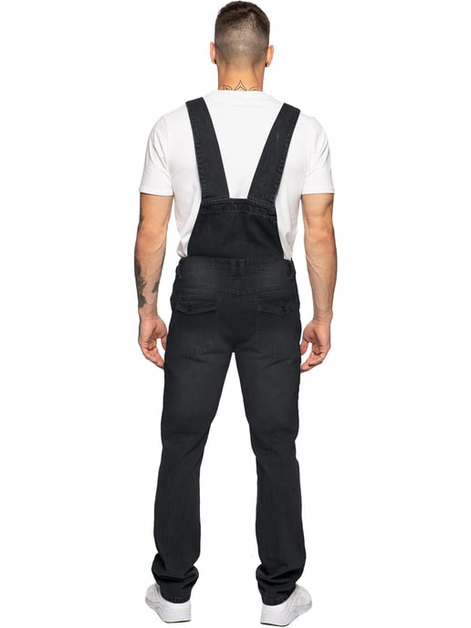 Enzo | Peto vaquero para hombre - Negro - Image 4