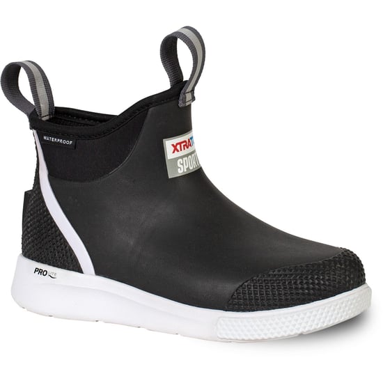 Xtratuf 6" Ankle Deck Sport Prolite Black Wellington Boots - Image 1
