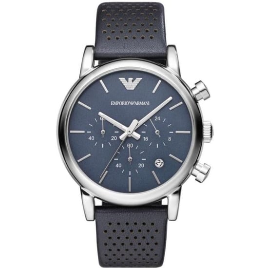 Emporio Armani AR1736 Blue Chronograph Men's Watch - Image 1