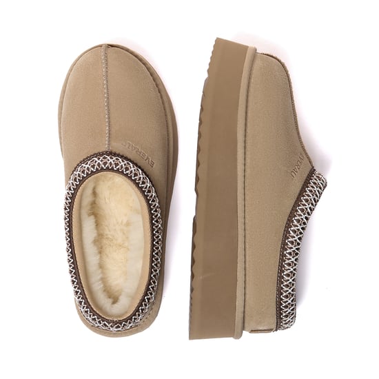 EVER AU Mujer Pantuflas De Piel - Wonga - Image 3