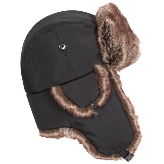 Trespass Unisex Adult Dapper Bomber Hat (Black) - Image 2
