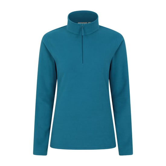 Mountain Warehouse Womens/Ladies Camber II Fleece Top (Dark Teal) - Image 1
