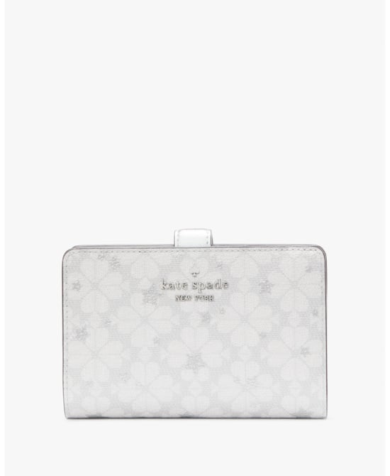 Spade Flower Spade Flower Star Toss Medium Compact Bifold Wallet