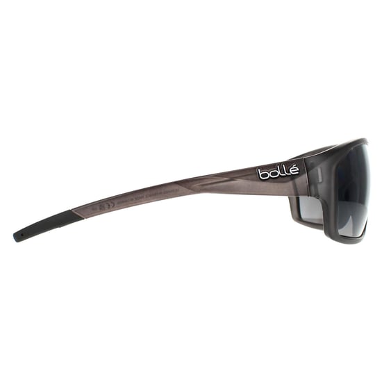 Bolle Wrap Unisex Frost Black TNS Grey Polarized Fenix Sunglasses