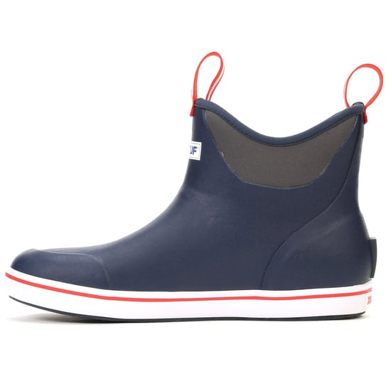 Xtratuf Ankle Deck Rubber Navy/Red Wellington Boots - Image 5