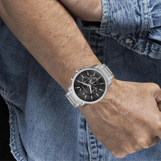 Armani Exchange Banks Men's Silver Watch AX1720