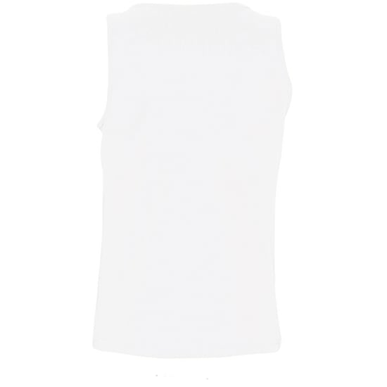 SOLS Mens Justin Sleeveless Tank / Vest Top (White) - Image 2