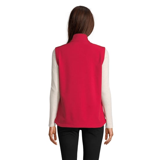 SOLS Womens/Ladies Race Softshell Body Warmer (Pepper Red) - Image 2