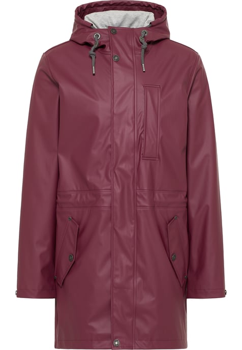 Mo raincoat Men wine red - Image 1