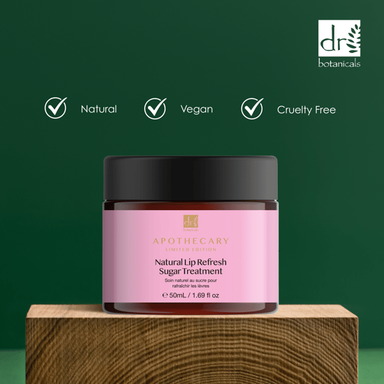 Dr Botanicals Natural Lip Refresh Tratamiento de Azúcar 50ml - Image 4
