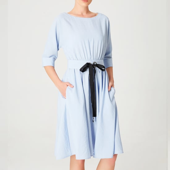 Robe évasée à large ceinture - Image 5