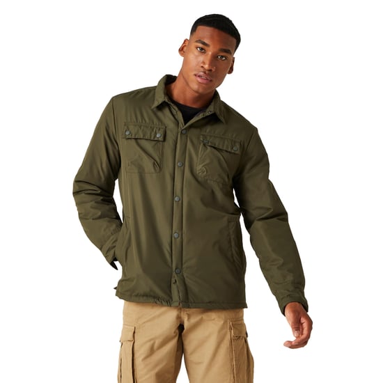 Regatta Mens Vinca Shacket Jacket (Dark Khaki)