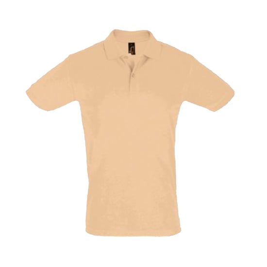 SOLS Mens Perfect Pique Short Sleeve Polo Shirt (Sand) - Image 1