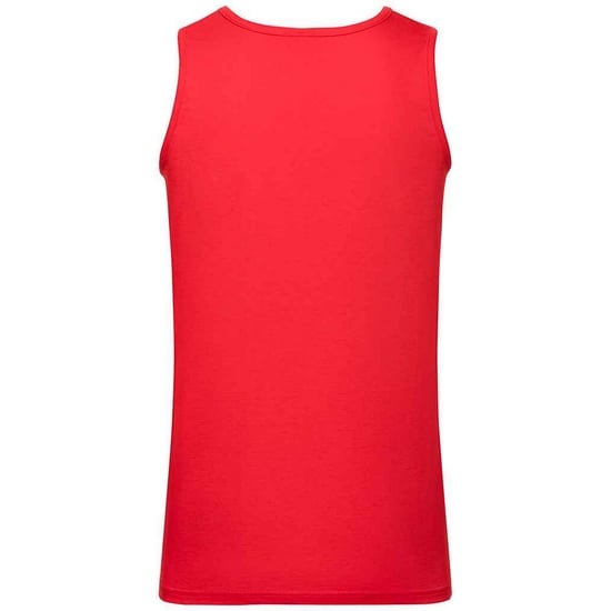 Fruit of the Loom Mens Athletic Vest Top (Red) - Image 2