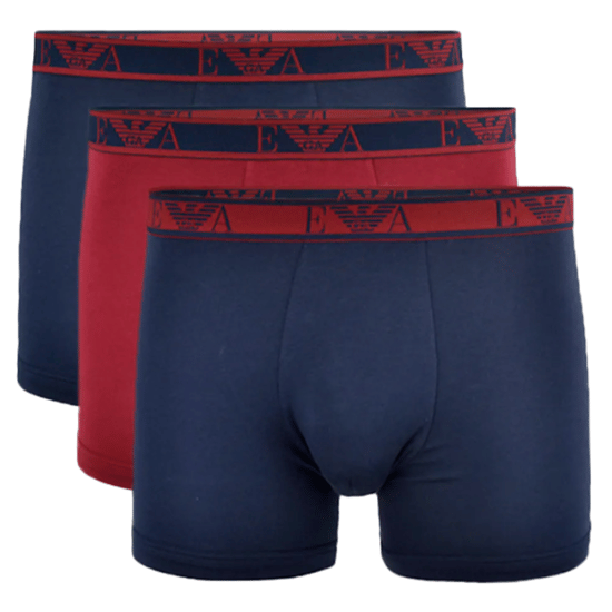 Boxershorts Emporio Armani Hombre Pack x3 unbegrenztes Logo - Image 1