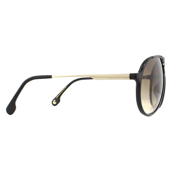 Carrera Aviator Mens Black Brown Gradient Sunglasses