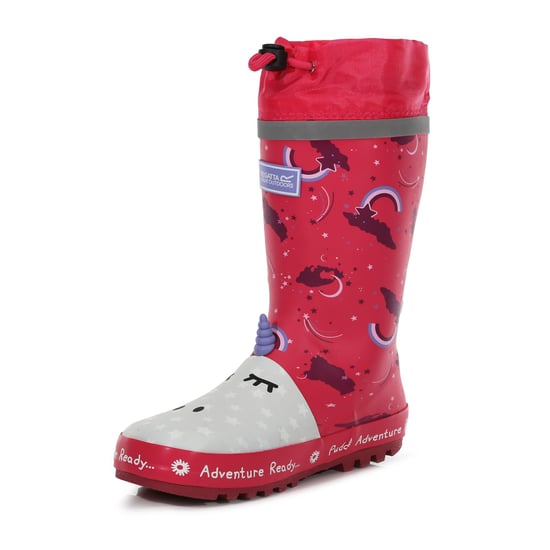 Regatta Childrens/Kids Unicorn Peppa Pig Wellington Boots (Winterberry)