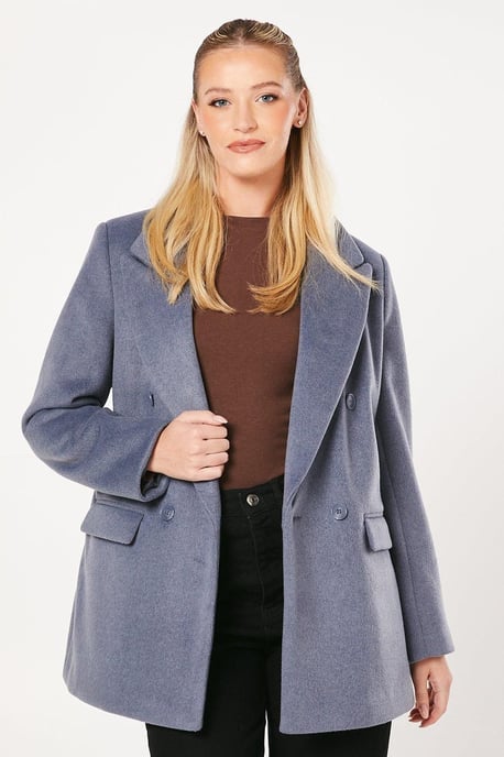 Brushed Wool Blazer Coat - Image 1