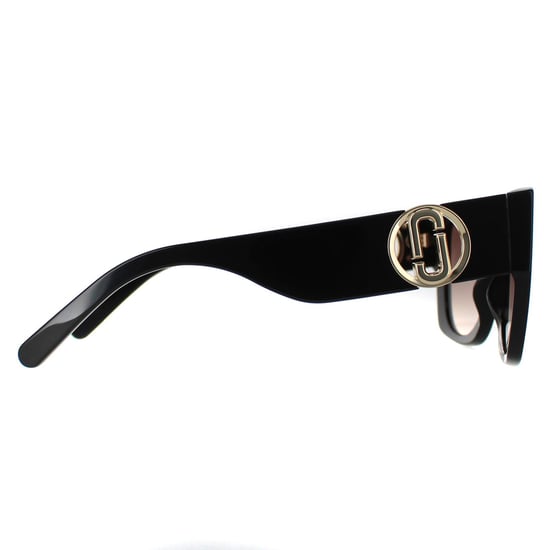 Marc Jacobs Rectangle Womens Black Brown Gradient MARC 687/S