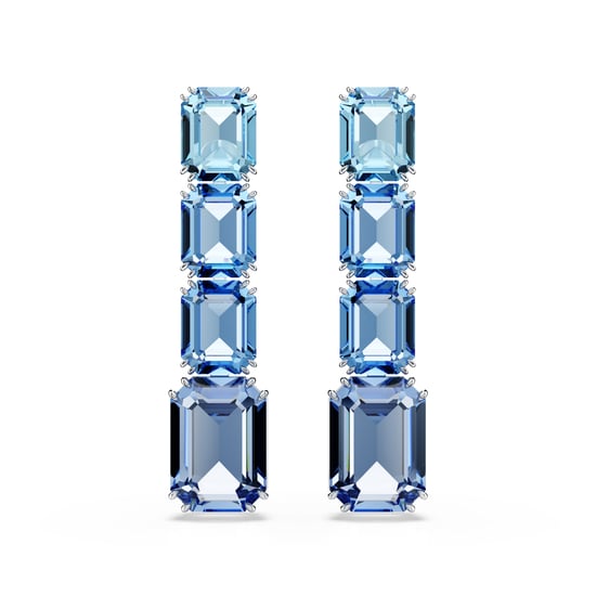 Swarovski 'Millenia' Women's Base Metal Drop Earrings - Silver 5696516 - Image 1