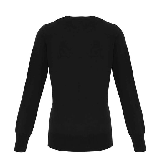 Premier Womens/Ladies Essential Acrylic V Neck Cardigan (Black) - Image 2